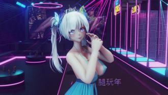 MMD89 双马尾光辉IU-LILAC被巨根狂干到潮吹失禁 3D