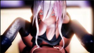 mozuku48 银发辣妹牛仔装上位狂操！巨根猛捣深穴淫水狂喷！3D