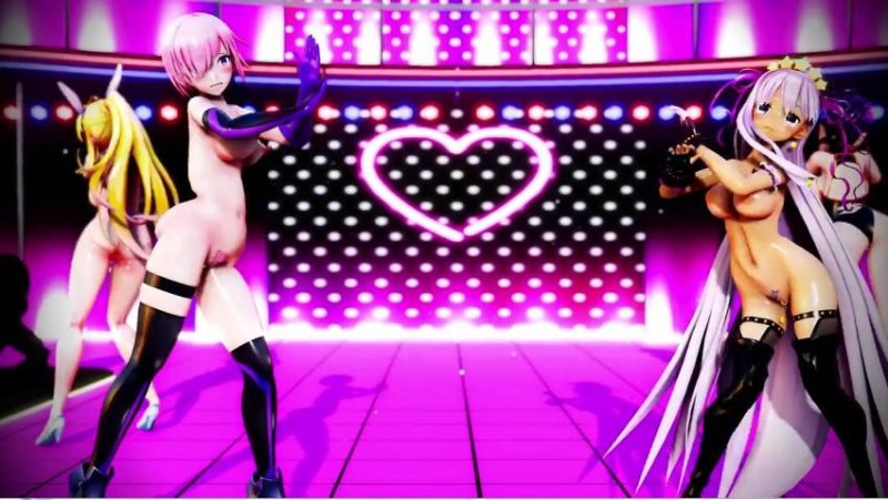 FGO巨乳玛修BB：骚气宅舞勾引，求老司机爆操内射！3D